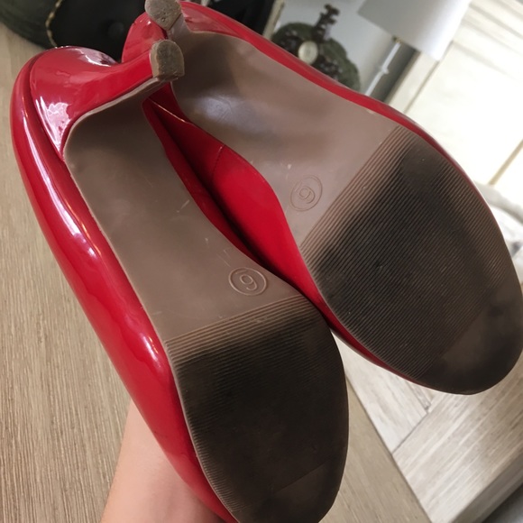 Red Mossimo Target brand heels - Picture 5 of 5